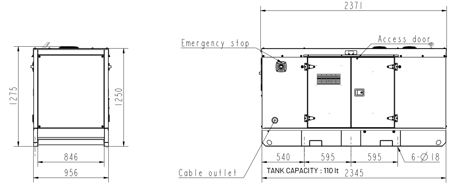 Kj Power Dimensions