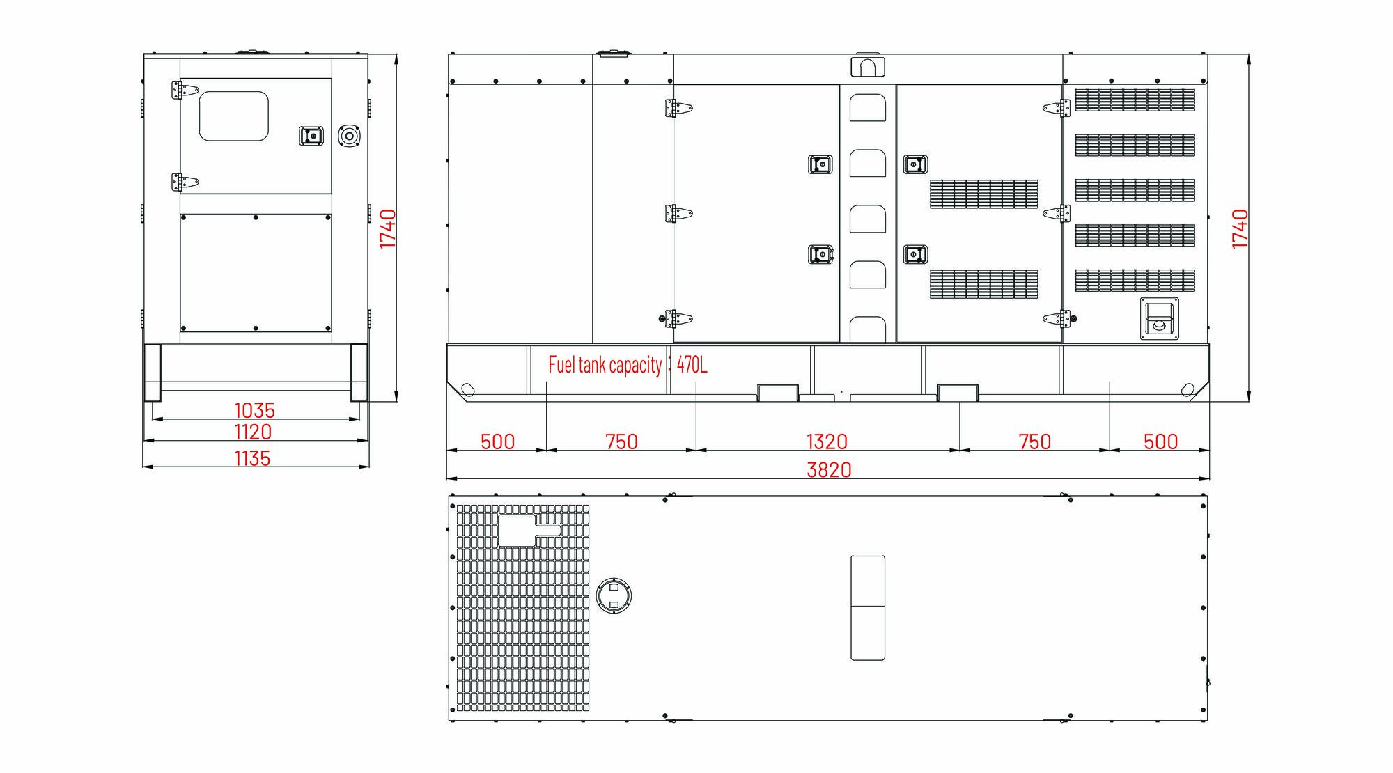 Kj Power Dimensions