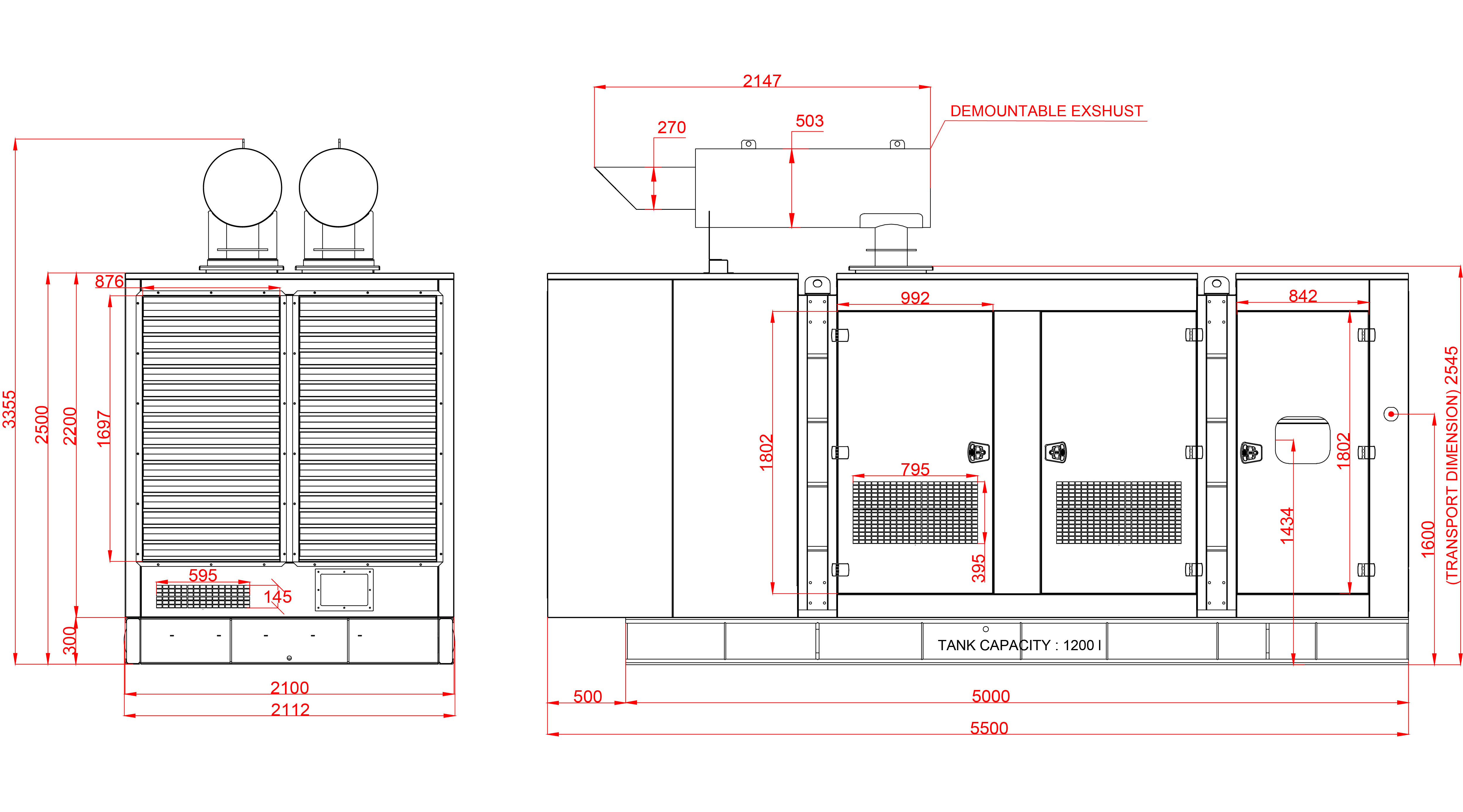 Kj Power Dimensions