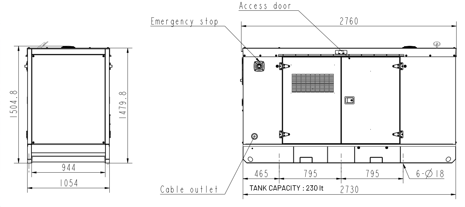 Kj Power Dimensions