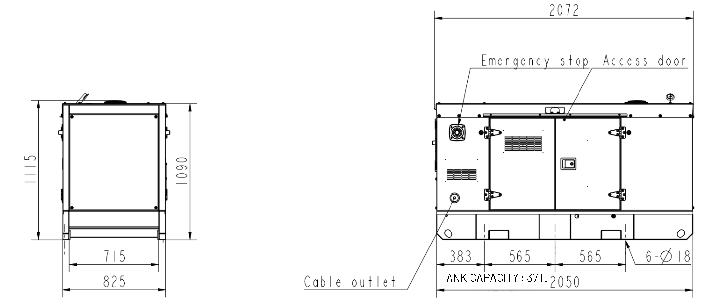 Kj Power Dimensions