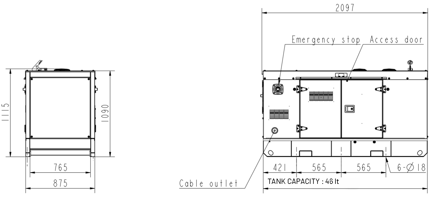 Kj Power Dimensions